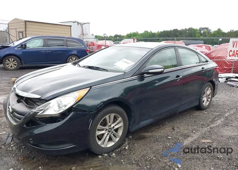 2014 Hyundai Sonata Gls from USA, damaged, VIN 5NPEB4AC0EH858353